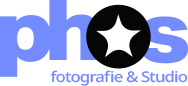 Logo Phos Fotografie photography for events, corporate, festivals, Amsterdam, Netherlands